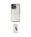 ieg™ iPhone 13 Pro Max Kılıf Vadi Minimal - Şeffaf Pasifik Cam Ekran Koruyucu