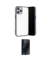 ieg™ iPhone 13 Pro Max Kılıf Vadi Minimal - Siyah 3D Antistatik Hayalet Cam Ekran Koruyucu