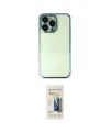 ieg™ iPhone 13 Pro Max Kılıf Vadi Minimal - Siyah 6D Mat Seramik Hayalet Nano Ekran Koruyucu