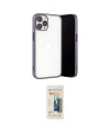 ieg™ iPhone 13 Pro Max Kılıf Vadi Minimal - Siyah 6D Mat Seramik Hayalet Nano Ekran Koruyucu