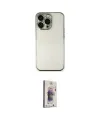 ieg™ iPhone 13 Pro Max Kılıf Vadi Minimal - Siyah Bilvis 3D Cam Ekran Koruyucu