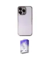 ieg™ iPhone 13 Pro Max Kılıf Vadi Minimal - Siyah Bilvis 5in1 3D Magic Cam Ekran Koruyucu