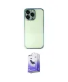 ieg™ iPhone 13 Pro Max Kılıf Vadi Minimal - Siyah Bilvis 5in1 5D Magic Hayalet Cam Ekran Koruyucu