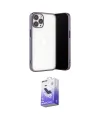 ieg™ iPhone 13 Pro Max Kılıf Vadi Minimal - Siyah Bilvis 5in1 5D Magic Hayalet Cam Ekran Koruyucu