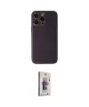ieg™ iPhone 13 Pro Max Kılıf Yadigar Klasik - Siyah Bilvis 3D Cam Ekran Koruyucu