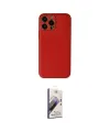 ieg™ iPhone 13 Pro Max Kılıf Yadigar Klasik - Siyah Bilvis 3D Mat Cam Ekran Koruyucu