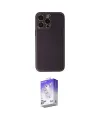 ieg™ iPhone 13 Pro Max Kılıf Yadigar Klasik - Siyah Bilvis 5in1 3D Magic Cam Ekran Koruyucu