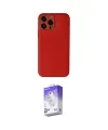 ieg™ iPhone 13 Pro Max Kılıf Yadigar Klasik - Siyah Bilvis 5in1 3D Magic Cam Ekran Koruyucu