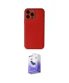 ieg™ iPhone 13 Pro Max Kılıf Yadigar Klasik - Siyah Bilvis 5in1 5D Magic Hayalet Cam Ekran Koruyucu