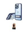 ieg™ iPhone 13 Pro Max Kılıf Yadigar Yansıma - Şeffaf Maxco Cam Ekran Koruyucu