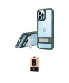 ieg™ iPhone 13 Pro Max Kılıf Yadigar Yansıma - Şeffaf Maxco Cam Ekran Koruyucu