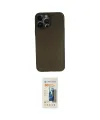 ieg™ iPhone 13 Pro Max Kılıf Yadigar Yansıma Serisi - Siyah 6D Mat Seramik Hayalet Nano Ekran Koruyucu