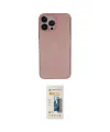 ieg™ iPhone 13 Pro Max Kılıf Yadigar Yansıma Serisi - Siyah 6D Mat Seramik Hayalet Nano Ekran Koruyucu