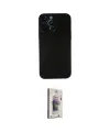 ieg™ iPhone 13 Pro Max Kılıf Yadigar Yansıma Serisi - Siyah Bilvis 3D Cam Ekran Koruyucu