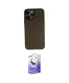 ieg™ iPhone 13 Pro Max Kılıf Yadigar Yansıma Serisi - Siyah Bilvis 5in1 5D Magic Hayalet Cam Ekran Koruyucu