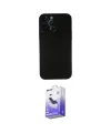 ieg™ iPhone 13 Pro Max Kılıf Yadigar Yansıma Serisi - Siyah Bilvis 5in1 5D Magic Hayalet Cam Ekran Koruyucu