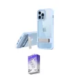 ieg™ iPhone 13 Pro Max Kılıf Yadigar Yansıma - Siyah Bilvis 5in1 3D Magic Cam Ekran Koruyucu