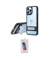 ieg™ iPhone 13 Pro Max Kılıf Yadigar Yansıma - Siyah Joko 5D Cam