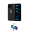 ieg™ iPhone 13 Pro Max Kılıf Yankı Form Prime - Siyah 3D Antistatik Cam Ekran Koruyucu