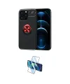 ieg™ iPhone 13 Pro Max Kılıf Yankı Form Prime - Siyah 3D Antistatik Cam Ekran Koruyucu