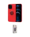 ieg™ iPhone 13 Pro Max Kılıf Yankı Form Prime - Siyah Bilvis 3D Cam Ekran Koruyucu