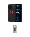 ieg™ iPhone 13 Pro Max Kılıf Yankı Form Prime - Siyah Bilvis 3D Cam Ekran Koruyucu