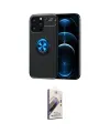 ieg™ iPhone 13 Pro Max Kılıf Yankı Form Prime - Siyah Bilvis 3D Mat Cam Ekran Koruyucu
