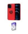 ieg™ iPhone 13 Pro Max Kılıf Yankı Form Prime - Siyah Bilvis 5in1 3D Magic Cam Ekran Koruyucu