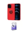 ieg™ iPhone 13 Pro Max Kılıf Yankı Form Prime - Siyah Bilvis 5in1 5D Magic Hayalet Cam Ekran Koruyucu