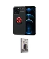 ieg™ iPhone 13 Pro Max Kılıf Yankı Form Prime - Siyah Bilvis Hayalet Cam Ekran Koruyucu