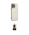 ieg™ iPhone 13 Pro Max Kılıf Yankı Serisi - Şeffaf Maxco Cam Ekran Koruyucu