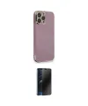 ieg™ iPhone 13 Pro Max Kılıf Yankı Serisi - Siyah 3D Antistatik Hayalet Cam Ekran Koruyucu