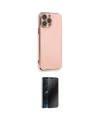 ieg™ iPhone 13 Pro Max Kılıf Yankı Serisi - Siyah 3D Antistatik Hayalet Cam Ekran Koruyucu