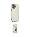ieg™ iPhone 13 Pro Max Kılıf Yankı Serisi - Siyah 6D Mat Seramik Hayalet Nano Ekran Koruyucu