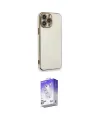 ieg™ iPhone 13 Pro Max Kılıf Yankı Serisi - Siyah Bilvis 5in1 3D Magic Cam Ekran Koruyucu