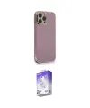 ieg™ iPhone 13 Pro Max Kılıf Yankı Serisi - Siyah Bilvis 5in1 3D Magic Cam Ekran Koruyucu