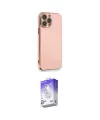 ieg™ iPhone 13 Pro Max Kılıf Yankı Serisi - Siyah Bilvis 5in1 3D Magic Cam Ekran Koruyucu