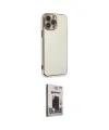 ieg™ iPhone 13 Pro Max Kılıf Yankı Serisi - Siyah Bilvis Hayalet Cam Ekran Koruyucu