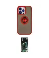 ieg™ iPhone 13 Pro Max Kılıf Yörünge Çizgi - Şeffaf 360 Full Body Arka Koruyucu