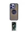 ieg™ iPhone 13 Pro Max Kılıf Yörünge Çizgi - Şeffaf 360 Full Body Arka Koruyucu