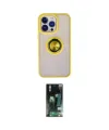 ieg™ iPhone 13 Pro Max Kılıf Yörünge Çizgi - Şeffaf 360 Full Body Arka Koruyucu