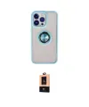 ieg™ iPhone 13 Pro Max Kılıf Yörünge Çizgi - Şeffaf Maxco Cam Ekran Koruyucu