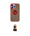 ieg™ iPhone 13 Pro Max Kılıf Yörünge Çizgi - Şeffaf Maxco Cam Ekran Koruyucu