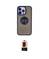 ieg™ iPhone 13 Pro Max Kılıf Yörünge Çizgi - Şeffaf Maxco Cam Ekran Koruyucu