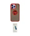 ieg™ iPhone 13 Pro Max Kılıf Yörünge Çizgi - Şeffaf Pasifik Cam Ekran Koruyucu