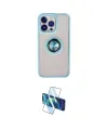 ieg™ iPhone 13 Pro Max Kılıf Yörünge Çizgi - Siyah 3D Antistatik Cam Ekran Koruyucu