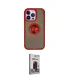 ieg™ iPhone 13 Pro Max Kılıf Yörünge Çizgi - Siyah Bilvis Hayalet Cam Ekran Koruyucu