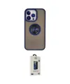 ieg™ iPhone 13 Pro Max Kılıf Yörünge Çizgi - Siyah Bilvis Hayalet Cam Ekran Koruyucu