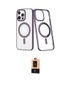 ieg™ iPhone 13 Pro Max Kılıf Yörünge Minimal - Şeffaf Maxco Cam Ekran Koruyucu