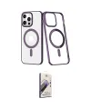 ieg™ iPhone 13 Pro Max Kılıf Yörünge Minimal - Siyah Bilvis 3D Mat Cam Ekran Koruyucu